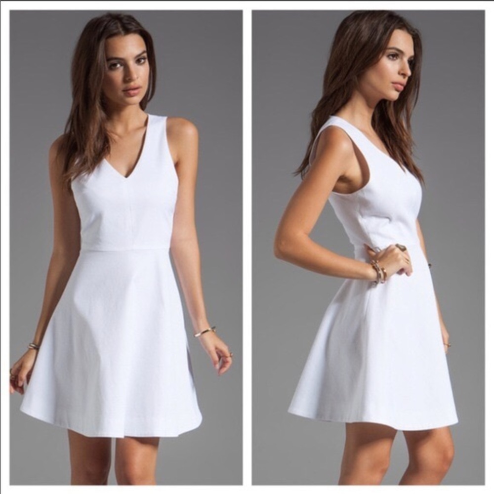 Joie Norton Fit n Flare Dress! Ivory XS